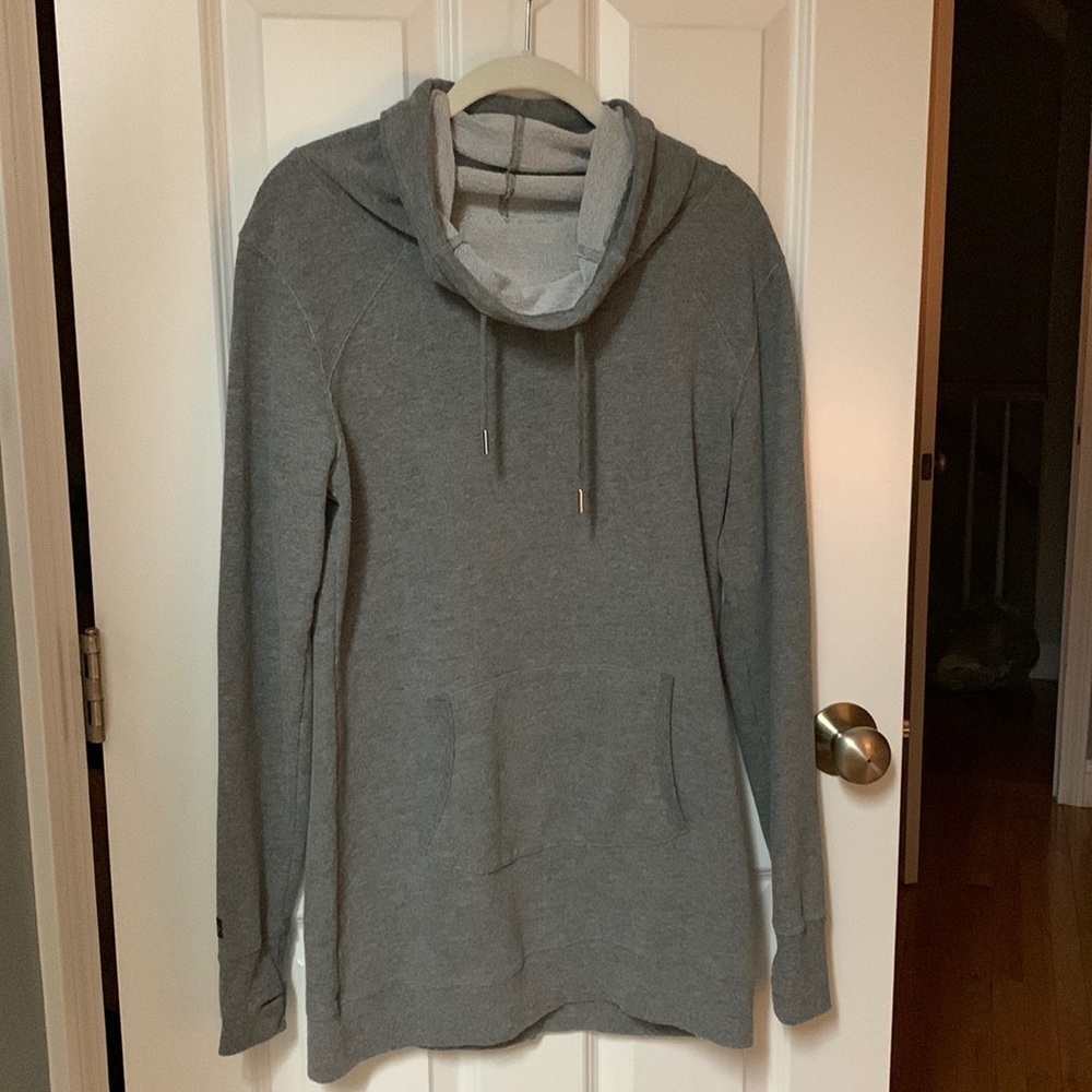 Cowl Neck Jersey‎ Tunic with Thumb Holes
